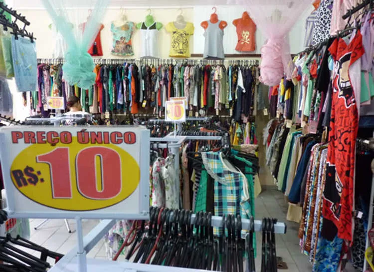 Preço único Lojas De Roupas Mais Baratas Curso Como Montar E